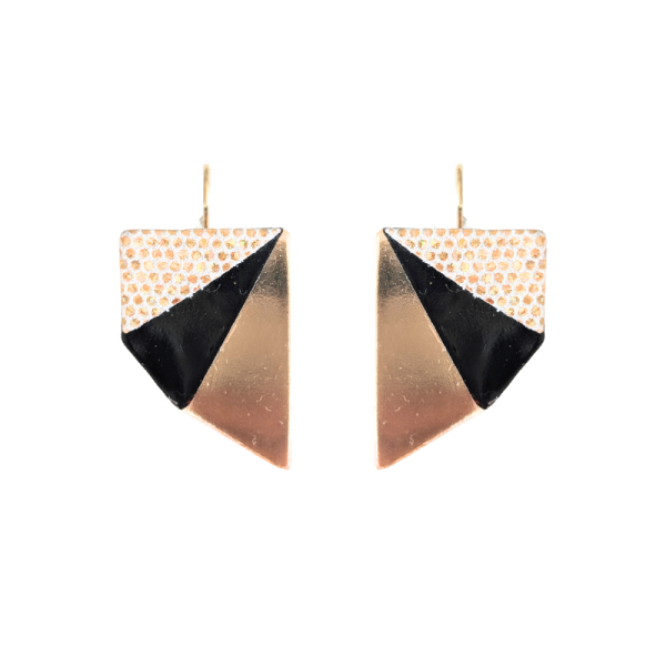 Boucles d'oreilles en cuir Birdy
