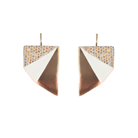 Boucles d'oreilles en cuir Birdy