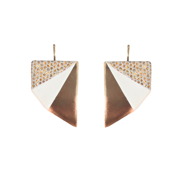 Boucles d'oreilles en cuir Birdy