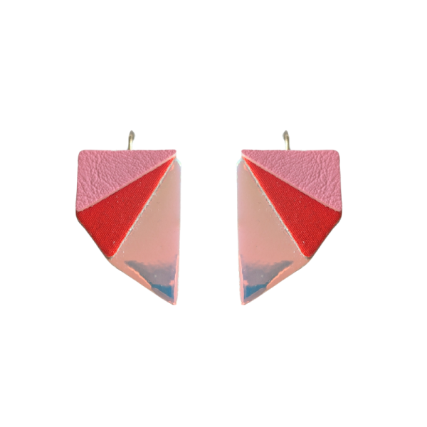 Boucles d'oreilles en cuir Birdy