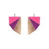Boucles d'oreilles en cuir Birdy