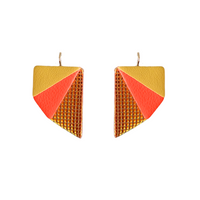 Boucles d'oreilles en cuir Birdy