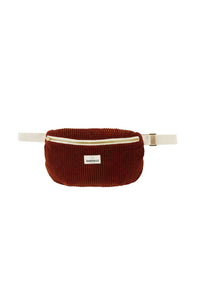 Sac banane en velours Jaspe