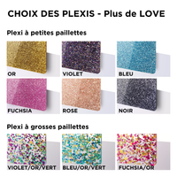 BICHETTE ❤ Porte-clés à paillettes : Fuchsia