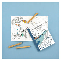 Carnet de coloriage animaux marins