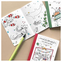 Carnet de coloriage animaux marins