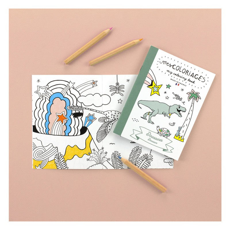 Carnet de coloriage dinosaures