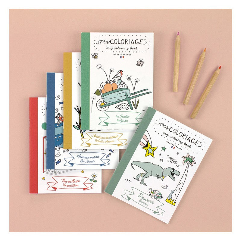 Carnet de coloriage dinosaures
