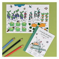 Carnet de coloriage jardin