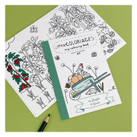 Carnet de coloriage jardin
