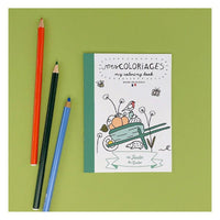 Carnet de coloriage jardin