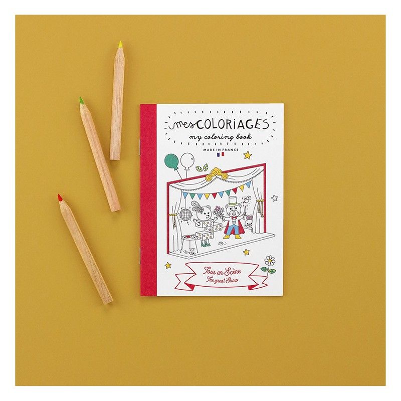 Carnet de coloriage spectacle