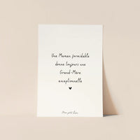 Carte Citation - La famille, les amis (6 messages différents)