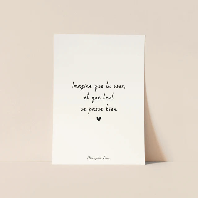 Carte Citation - Mood (4 messages différents)