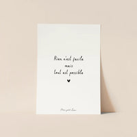 Carte Citation - Mood (4 messages différents)