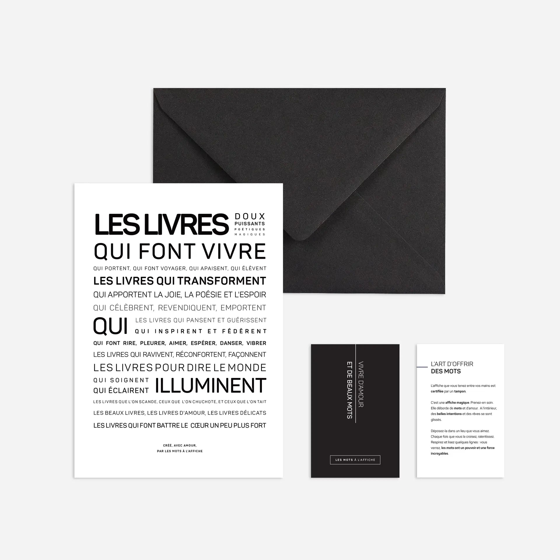Affiche Les livres: MINI A6 10.5 x 14.8 mm (Copie)