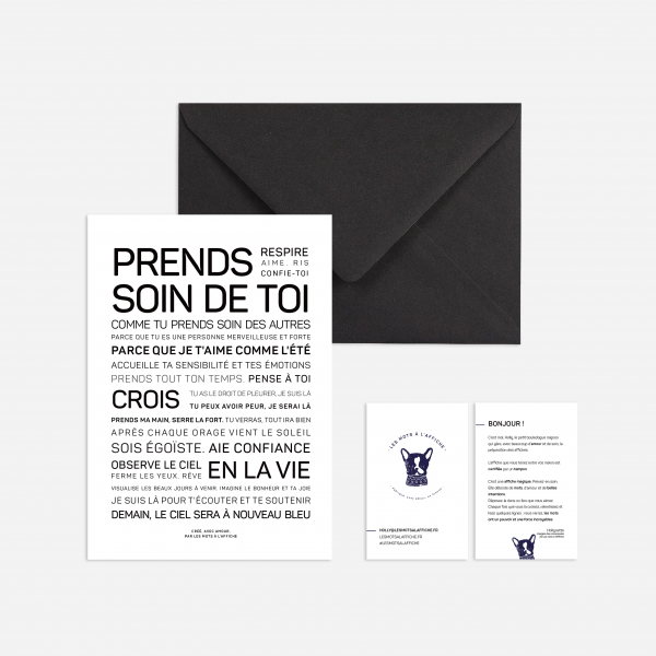 Prends soin de toi: MINI A6 10.5 x 14.8 mm