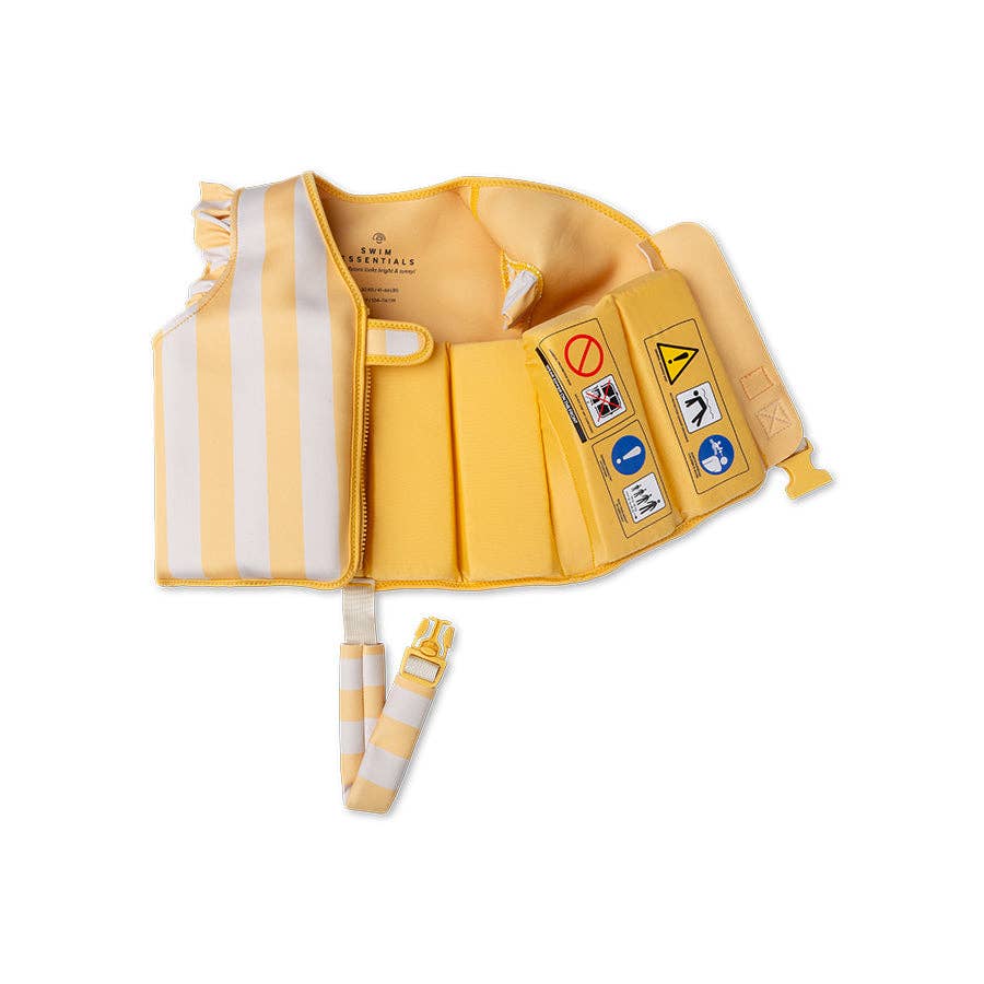 Gilet de natation - Jaune - Marché aux fleurs: 3/6 Ans