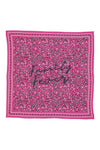 Foulard Jade ##2799BH Léopard fond rose: Imprimés / 100cm