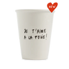 Tasse en porcelaine Je t'aime à la folie