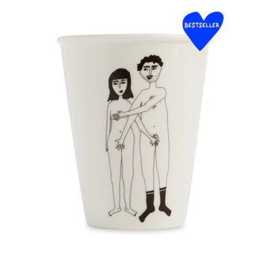 Tasse en porcelaine Naked couple