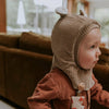 Cagoule velours taupe: T1 : 2 - 4 ans