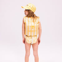 Gilet de natation - Jaune - Marché aux fleurs: 3/6 Ans