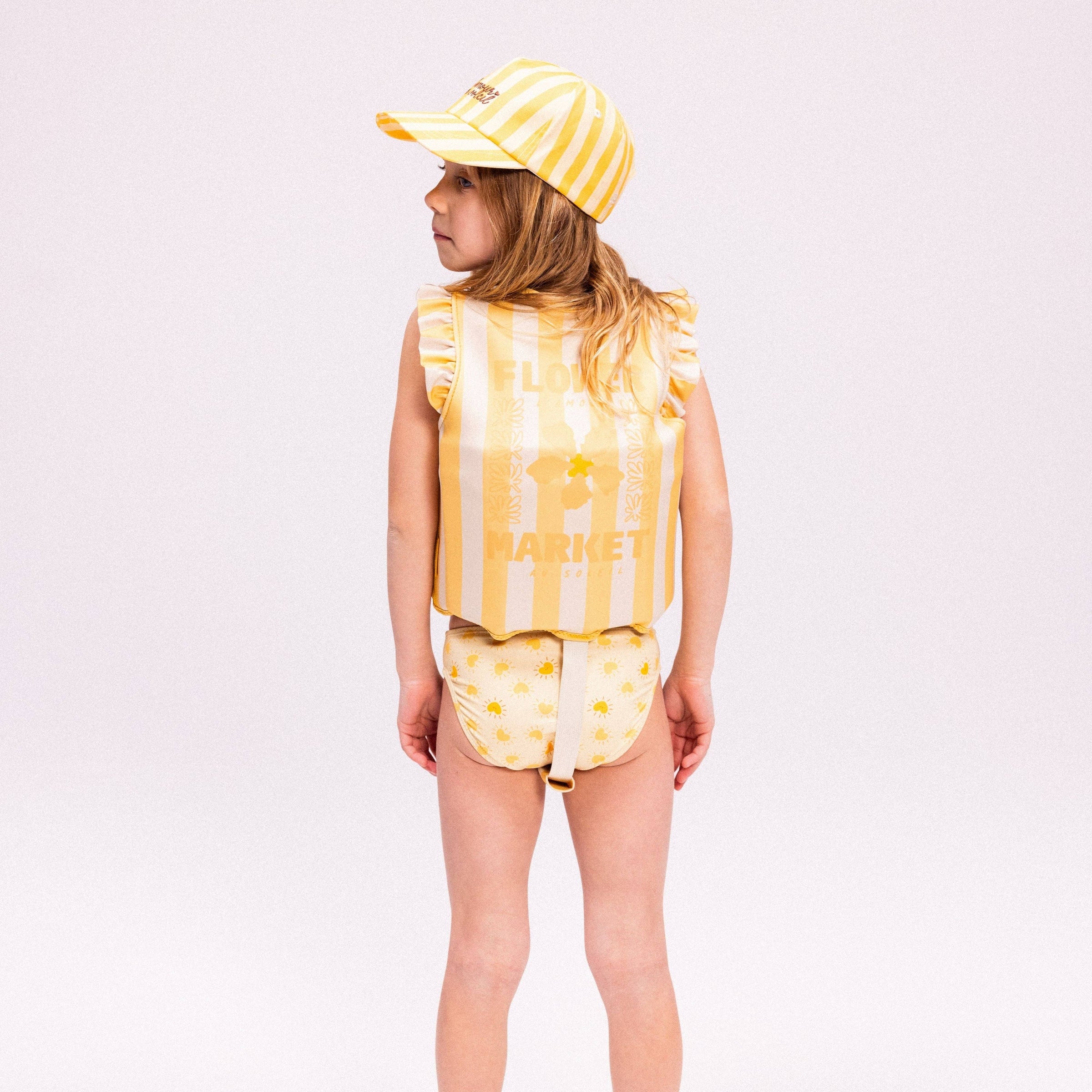 Gilet de natation - Jaune - Marché aux fleurs: 3/6 Ans