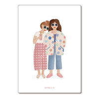 Carte Postale / Card "Best friends"