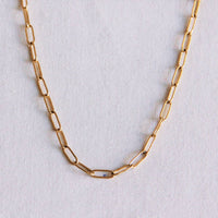 Collier en chaîne en acier inoxydable