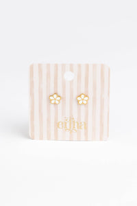 Boucles d'oreilles clous - Pure Pétale