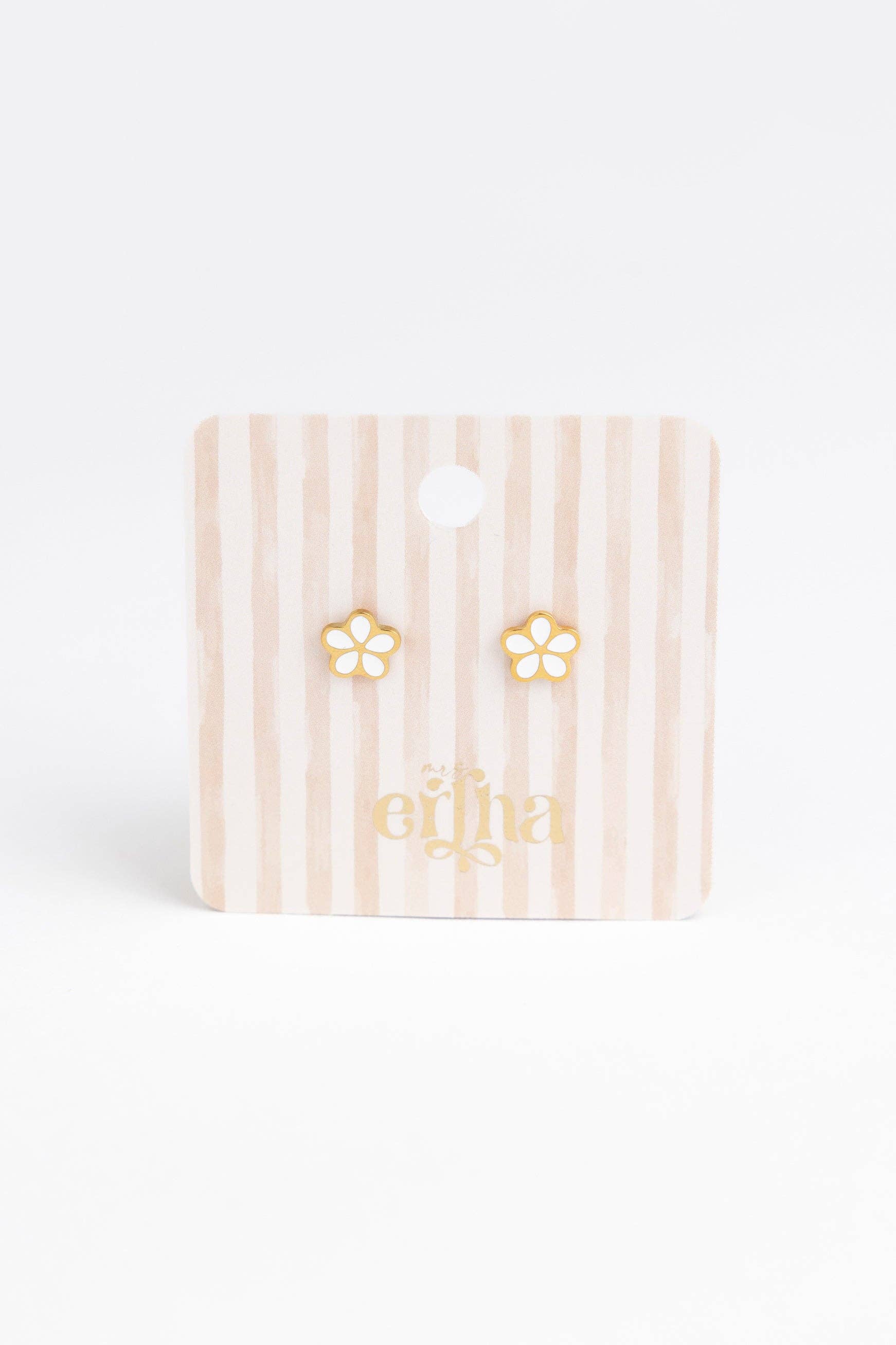 Boucles d'oreilles clous - Pure Pétale