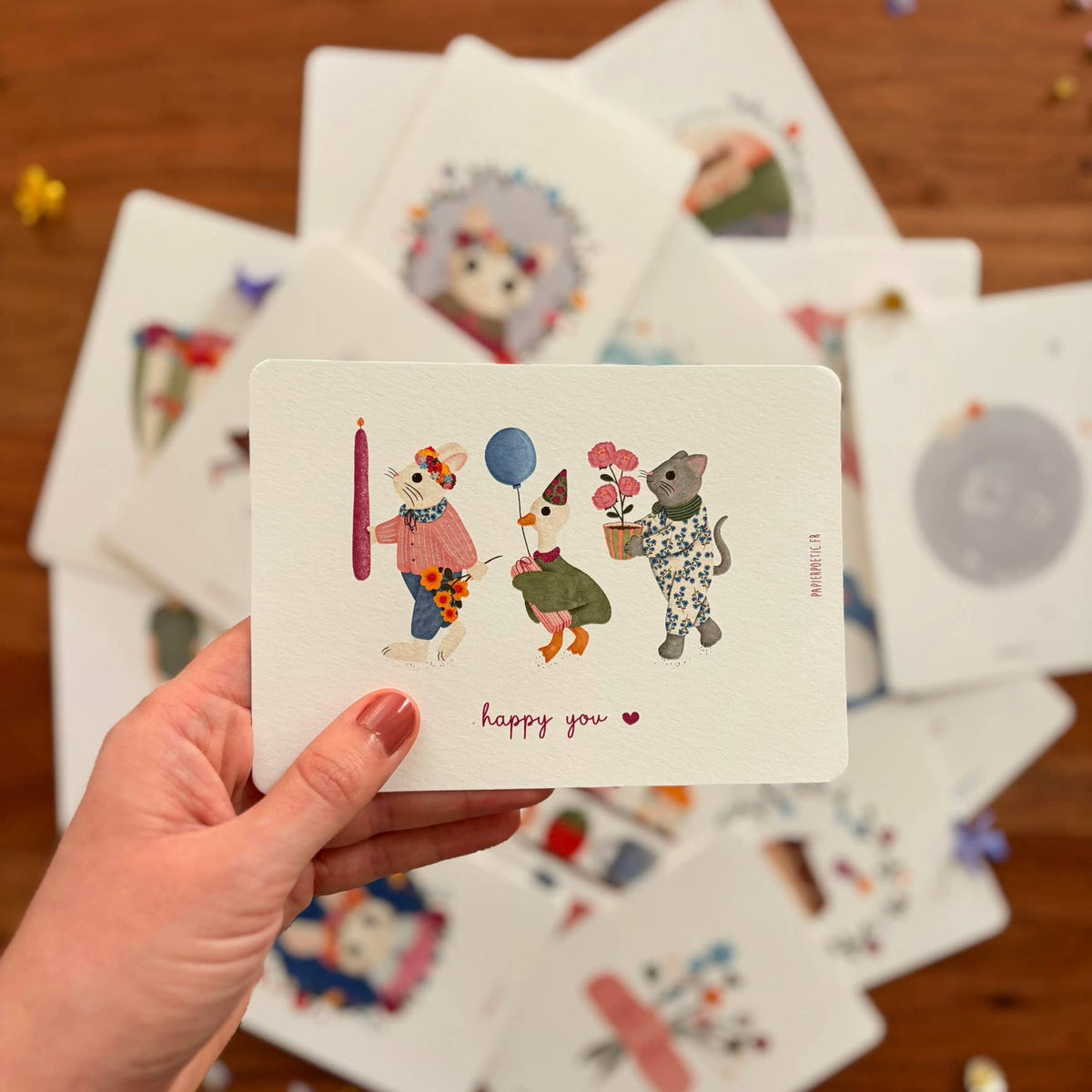 Carte Postale / Card "Happy you"