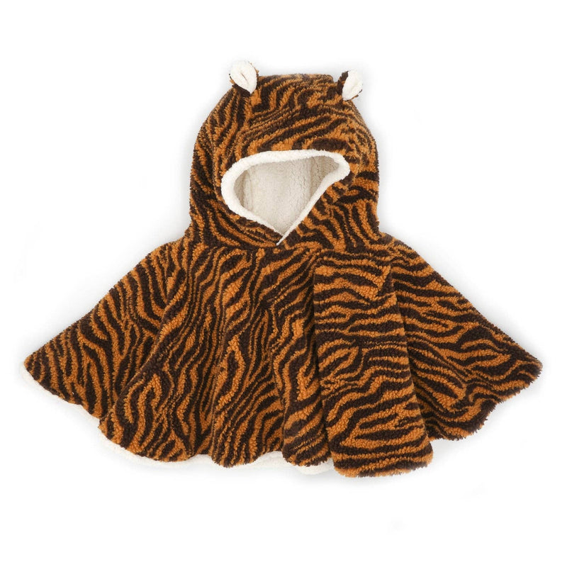 Poncho bébé teddy tigre