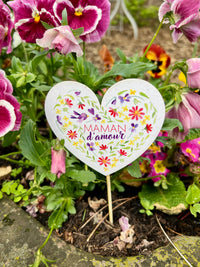 Pic coeur à composition florale fête des mères 