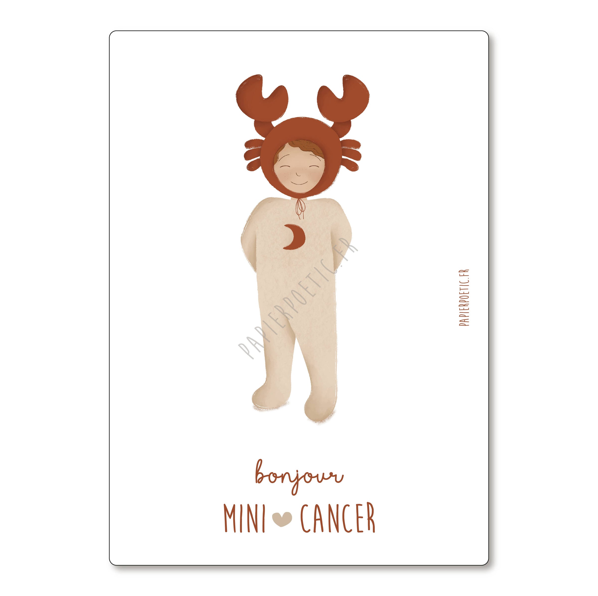 Carte/Card Astrologique "Mini Cancer"