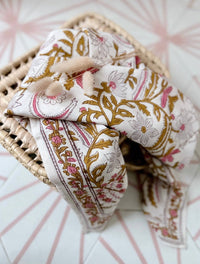 Foulard Delhi Cerisier 100 cm