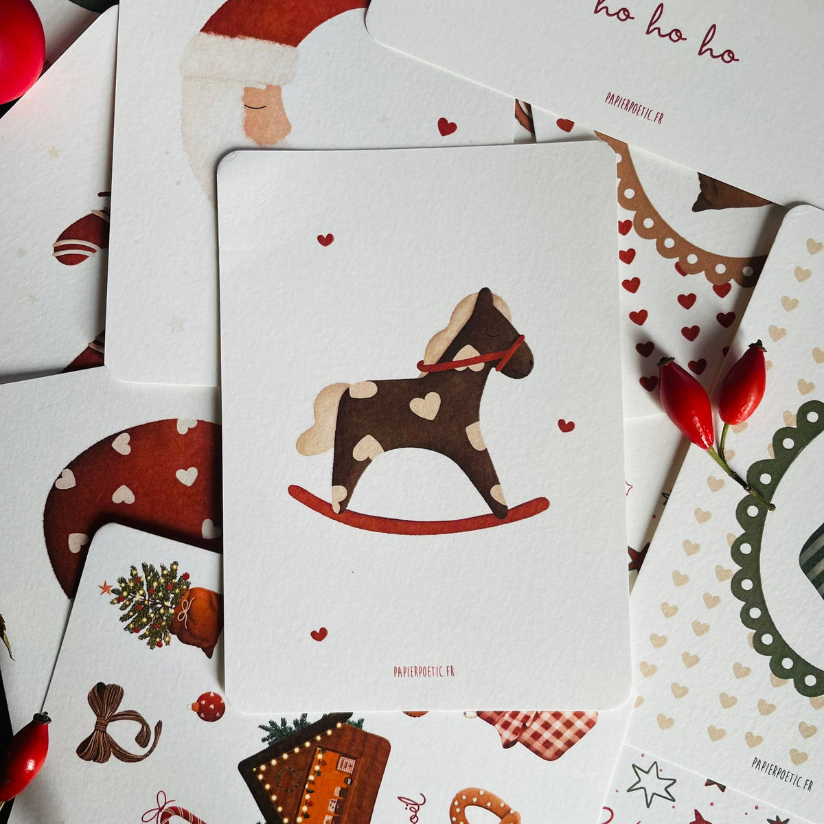 Carte Postale / Card "Cheval en bois"