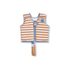 Gilet de Natation Rayé Marron/Blanc 2-3 ans