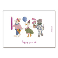 Carte Postale / Card "Happy you"