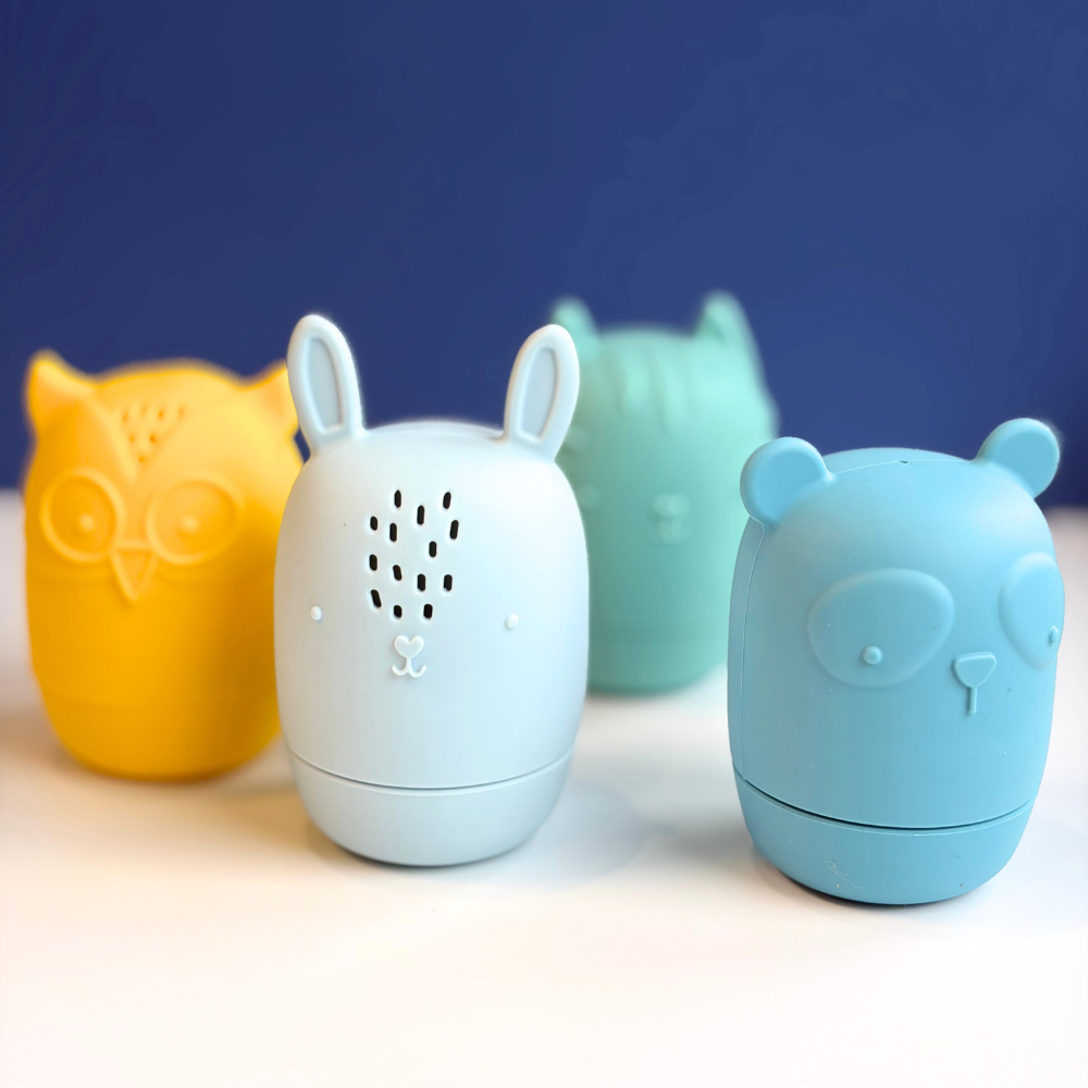 Jouets de Bain en silicone : Aspergeurs de bain 
