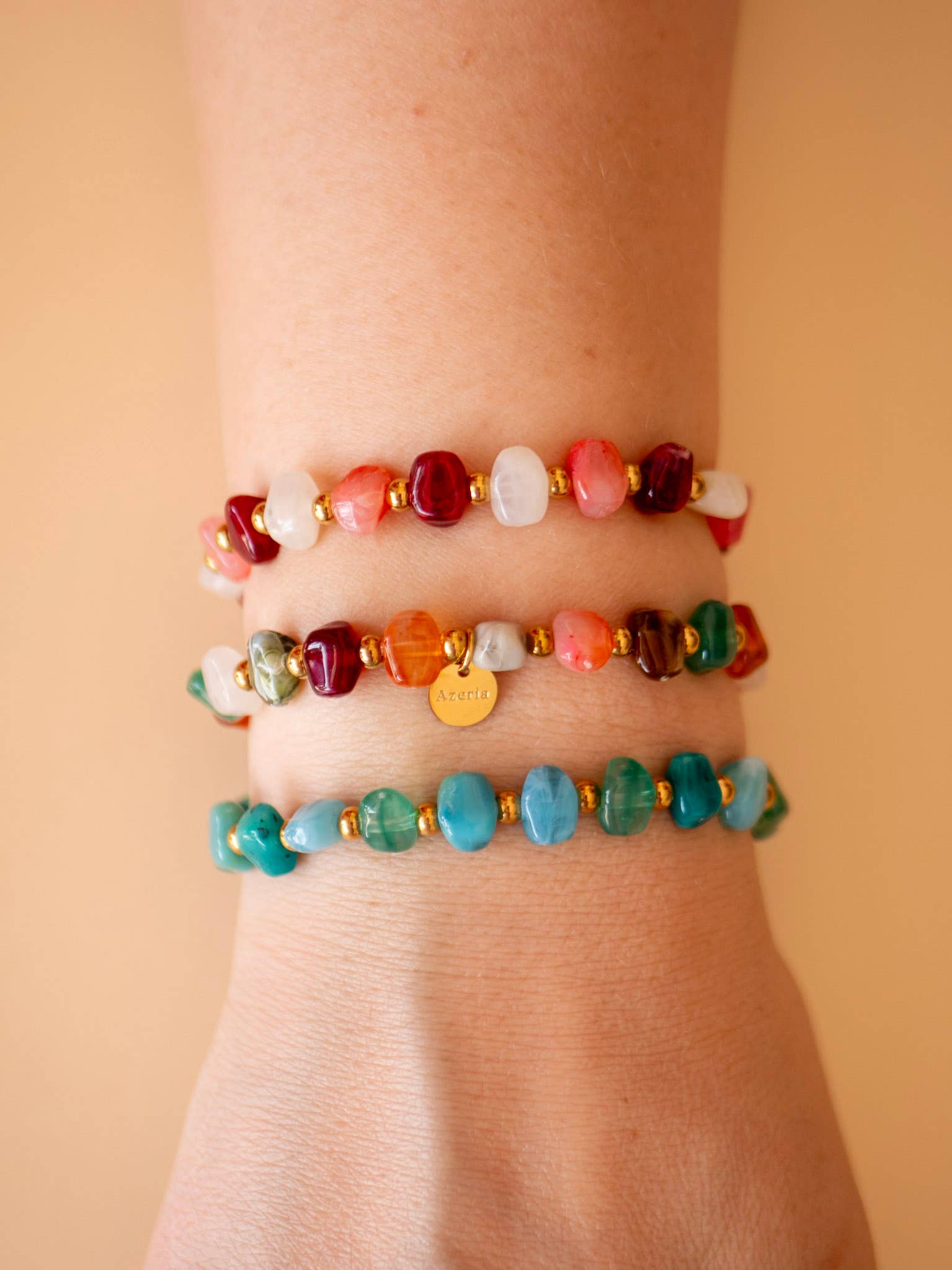 Bracelet Erel - Azeria - Acier Inoxydable: Multicolore