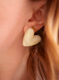 Boucles d'oreilles Cora Rouge