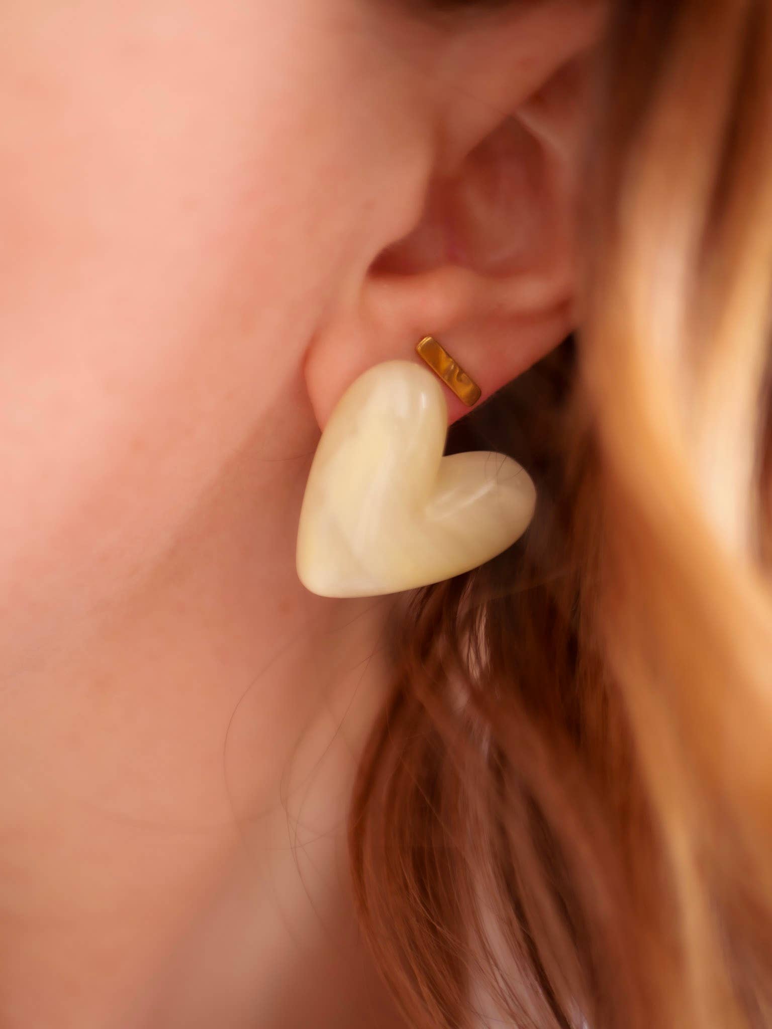 Boucles d'oreilles Cora Rouge