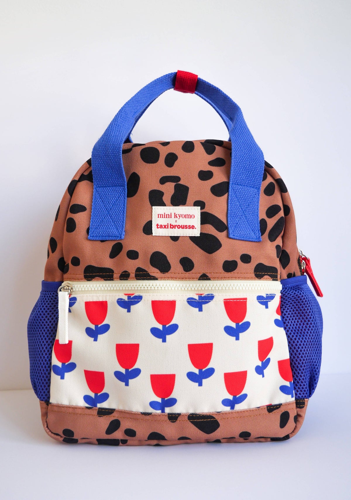 Sac à dos Flower & Leopard Mini Kyomo x Taxi Brousse