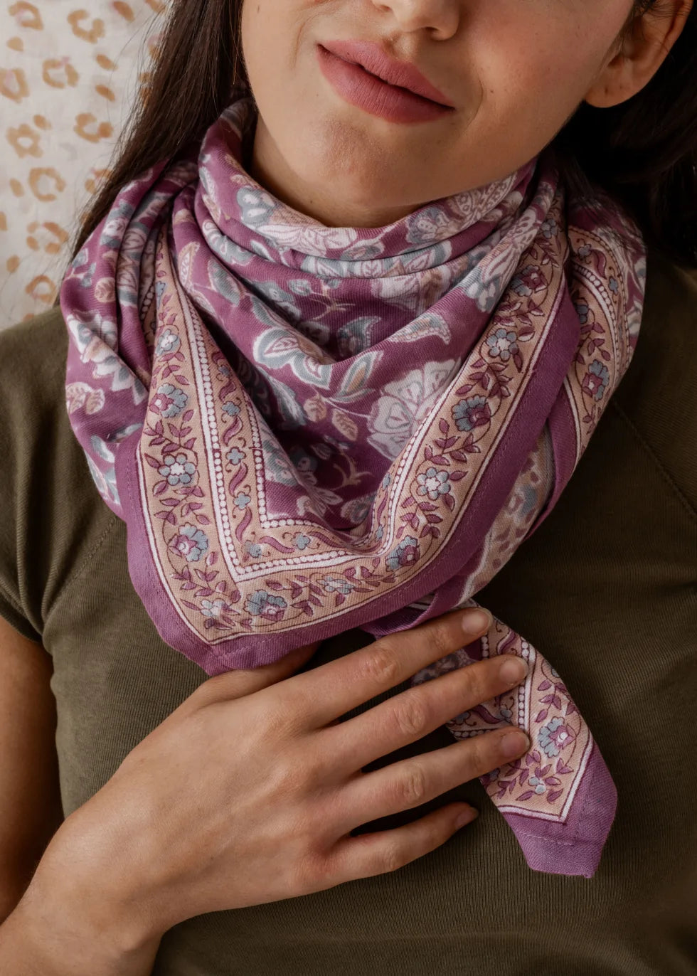 Grand foulard Indien - Matira Sureau