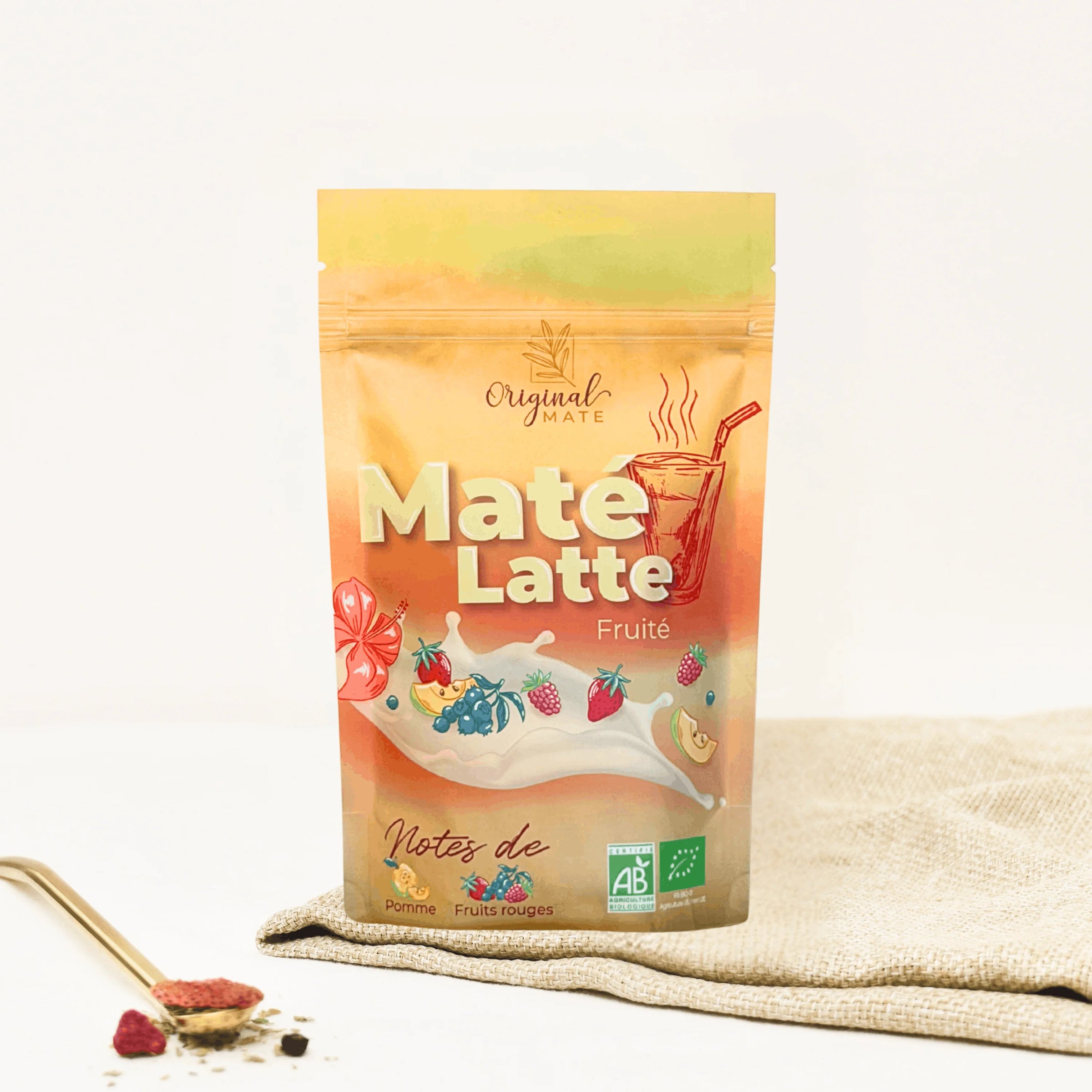 Infusion de maté latte fruité BIO