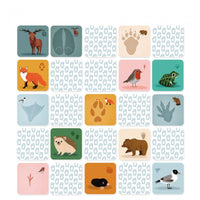 Jeu de Mémory Animaux et Empreintes