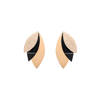 Boucles d'oreilles en cuir Josepha puces