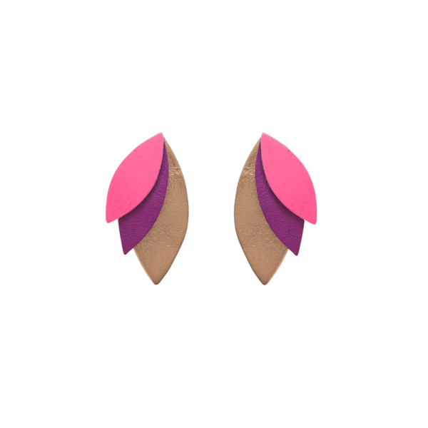 Boucles d'oreilles en cuir Josepha puces